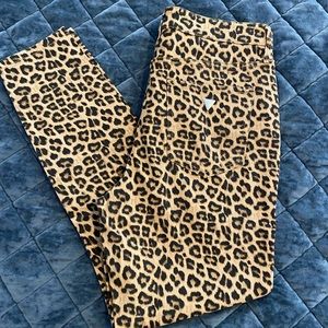 Guess leopard pants